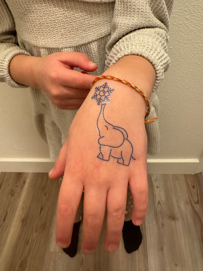 Winter Wonderland Elly Temporary Tattoo