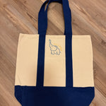 EllyPop navy tote bag