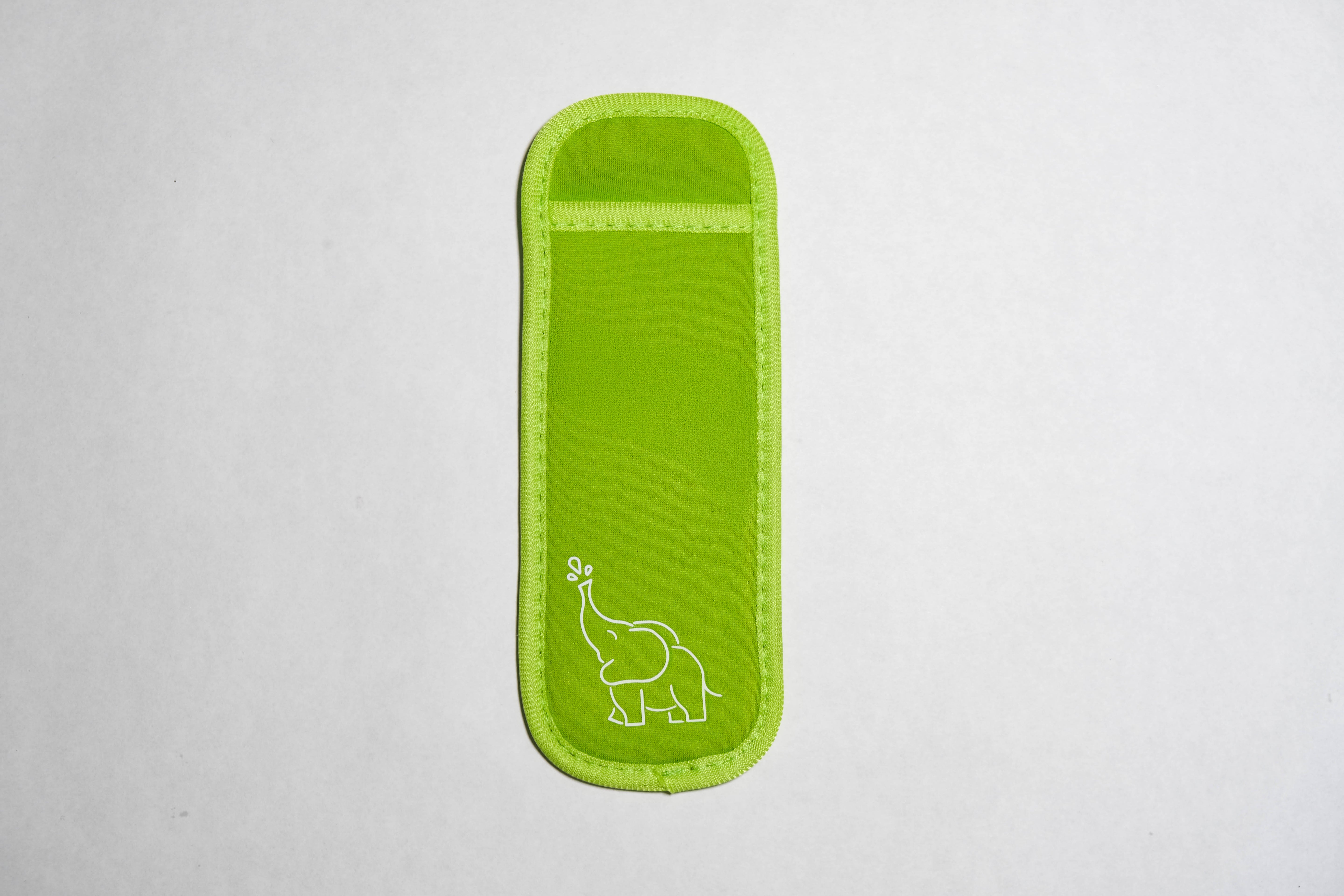 Green EllyPop Koozie for Freezer Pops