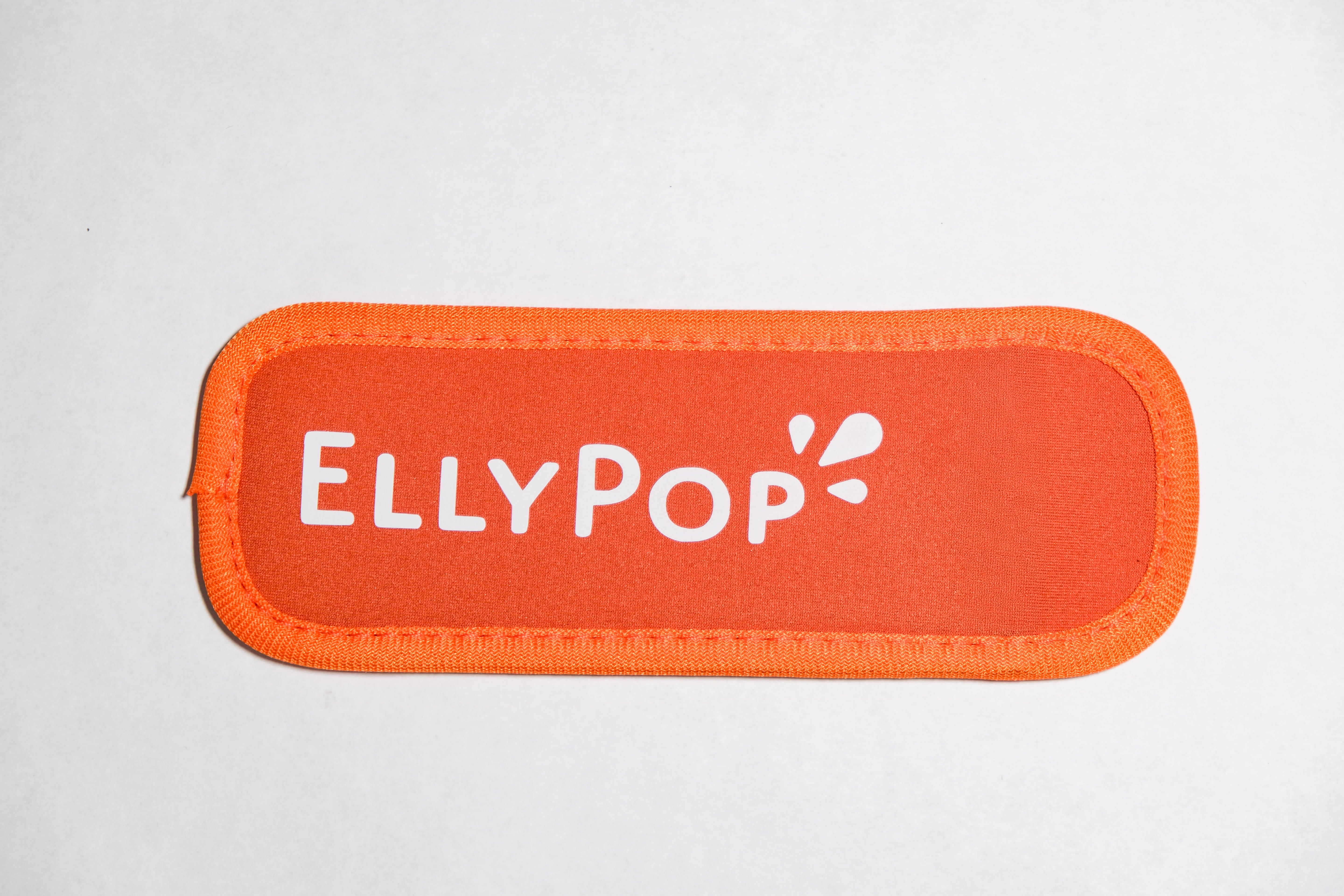 Orange EllyPop Koozie for Freezer Pops